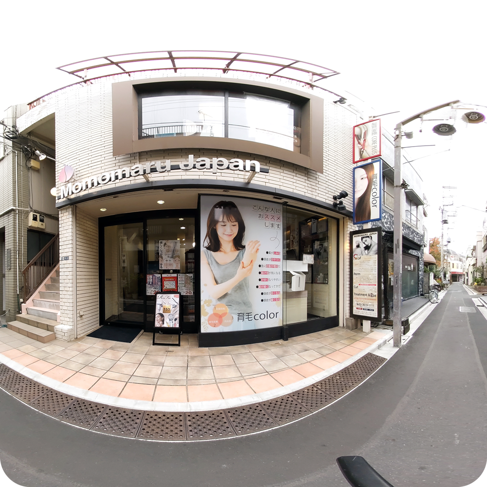 桃丸ジャパンのサロン風景
